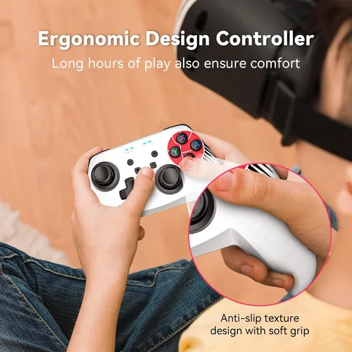 Vista 8 de Wireless Controller for Nintendo SwitchLiteSwitch OLED, Gaming Pro Controller Compatible PC with Wake-Up, Wireless Gamepad with 6-Axis Gyroscope