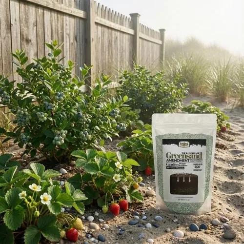 Vista 6 de Old Cobblers Farm Greensand Fertilizante para suelo, césped, jardines, árboles, arbustos, plantas en contenedores, mejoramiento de suelo orgánico