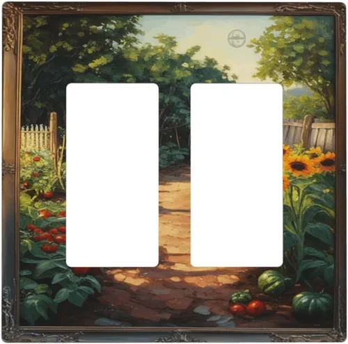 Vista 104 de Cubiertas Decorativas para Interruptores de Luz Arte de Pájaros BirdArt 1 Gang Salida Dúplex Individual Placa de Pared Placa de Interruptor Placa