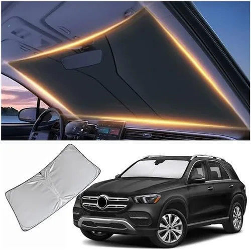 Vista 38 de Parasol para parabrisas para BMW X1 E84 para ventana delantera 2016-2024 2025 2026 X1 E84, protector de parabrisas para automóvil, accesorios
