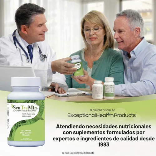 Vista 6 de SenTraMin Complejo mineral a base de plantas, 90 cápsulas vegetales