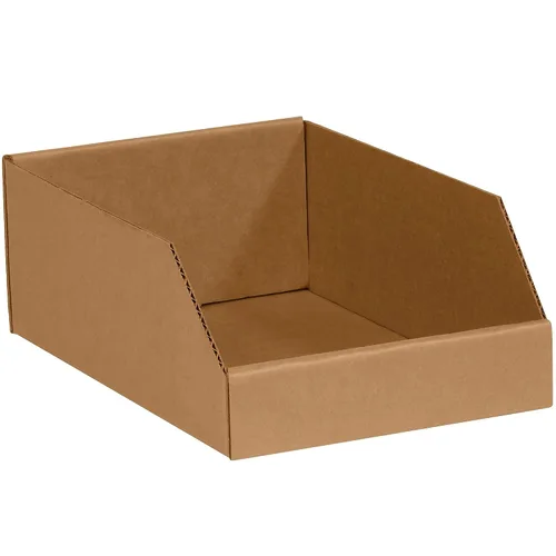 Vista 3 de Box USA Contenedores de almacenamiento medianos de 2 pulgadas de largo x 12 pulgadas de ancho x 4 1/2 pulgadas de alto, paquete de 50 unidades, caja