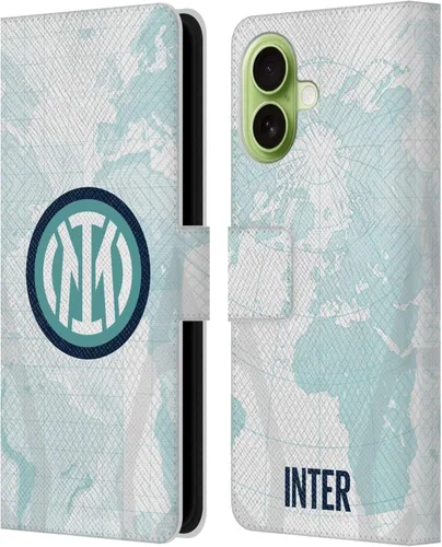 Vista 86 de Head Case Designs Officially Licensed Inter Milan Away 2025/26 Crest Kit Leather Wallet Case Compatible with Apple iPhone 11