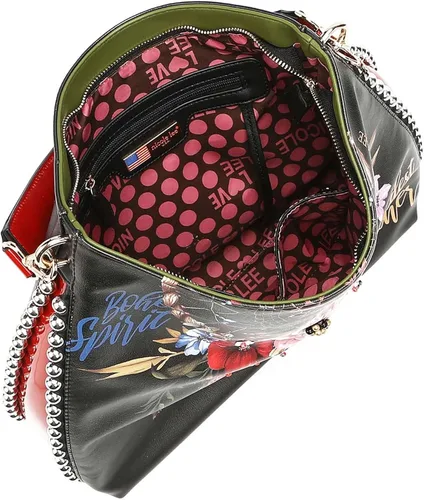 Vista 6 de Nicole Lee Bolso de hombro bohemio negro