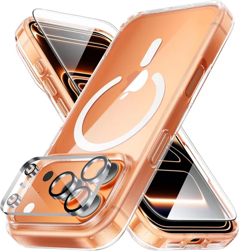 Vista 111 de Yriklso 3 en 1 Funda Magnética Fuerte para iPhone Air, 1X Protector de Pantalla + 1X Protector de Lente de Cámara, Cubierta Protectora a Prueba