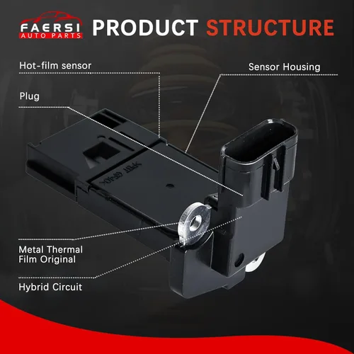 Vista 47 de Medidor de sensor de flujo de aire masivo MAF compatible con Ford con E-150 4.6L, 5.4L 2004-2014, para Ford E-150 Club Wagon 5.4L Reemplazo
