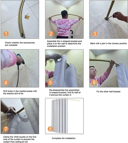 Vista 7 de TEENKON Tocador de tienda de ropa, 39 en vestidor utilizado en el centro comercial, boutique y oficina, vestuario montado en la pared de esquina
