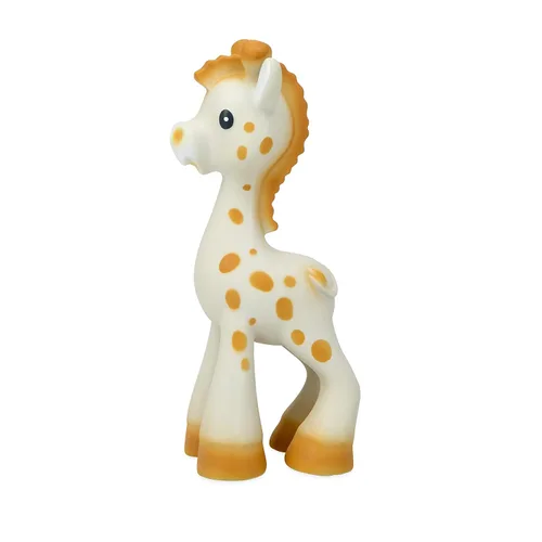 Vista 6 de Nuby Jackie The Giraffe - Mordedor de goma natural para bebés de más de 3 meses