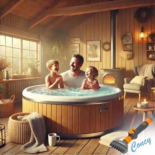 Vista 9 de Concy Limpiador de filtro de spa para bañera de hidromasaje y filtro de cartucho de piscina, conector de manguera de jardín, compatible con filtro