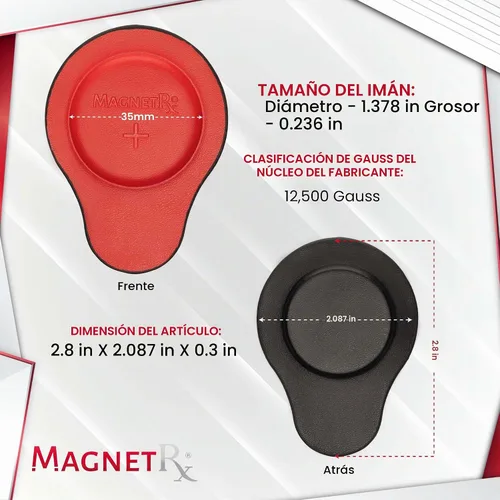 Vista 5 de Kit de Imanes Biomagnéticos MagnetRX® – Imanes terapéuticos de neodimio para biomagnetismo – Dr Goiz Imanes para Par Biomagnético – Imanes