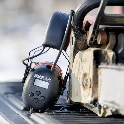 Vista 6 de ISOtunes AIR DEFENDER Earmuffs: Comfortable Wireless unisex adult Hearing Protection with 40 Hour