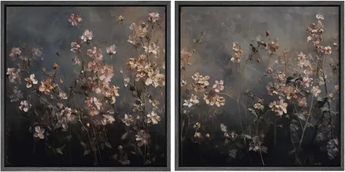 Vista 65 de SIGNFORD Impresión en Lienzo Enmarcado Arte de Pared Art Nouveau Lago de Cisnes Elegantes Ilustraciones de Aves Acuáticas Moderno Boho Naturaleza