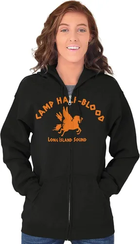 Vista 5 de Brisco Brands Camp Half Blood Greek Mythology - Sudadera con capucha para hombre y mujer