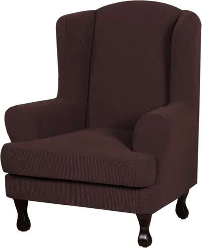 Vista 42 de H.VERSAILTEX - 2 fundas protectoras de licra suave Jacquard para respaldo de silla, lavable a máquina