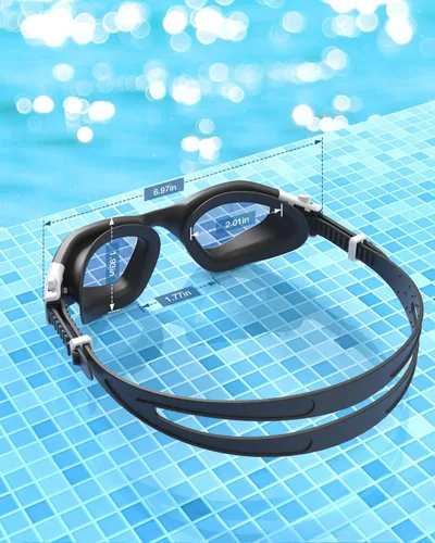 Vista 8 de ZIONOR Gafas de natación G1 SE antivaho para adultos, hombres y mujeres