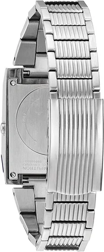 Vista 3 de Bulova Computron Reloj de cuarzo para hombre con correa de acero inoxidable, plateado, 22 (modelo 96C139)