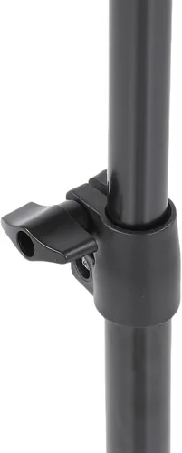 Vista 9 de LICAEVEY Soporte de suelo para micrófono con capacidad para 4 micrófonos de aleación de aluminio ajustable trípode plegable para grabación