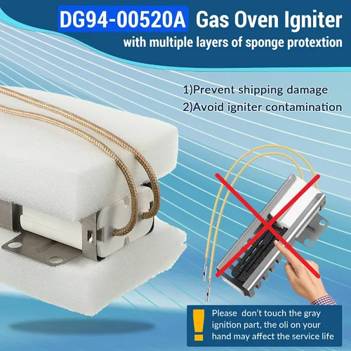 Vista 6 de Encendedor de horno de gas compatible con horno de gas DG94-00520A GE
