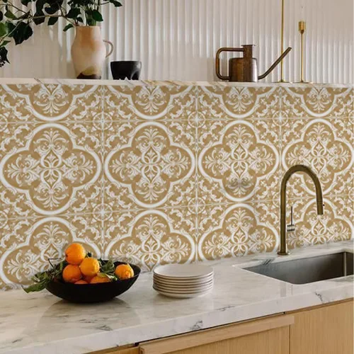 Vista 54 de Alwayspon Adhesivos de transferencia de azulejos de vinilo esmerilado para despegar y pegar, calcomanías autoadhesivas para azulejos de pared