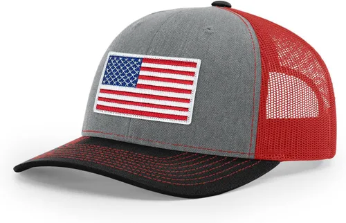 Vista 178 de Joe's USA Richardson 112 - Gorras de camionero con parche gráfico personalizado - Gorras estructuradas de cinco y seis paneles Richardson Premium