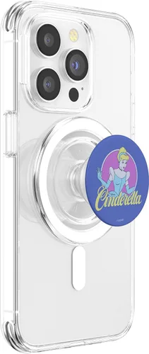 Vista 3 de Disney PopSockets MagSafe PopGrip con logotipo de retrato de Cenicienta para iPhone