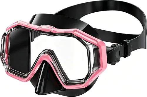 Vista 16 de Kids Swim Goggles 4‑16, 3‑Window Shatter‑Resistant Anti‑Fog, 180‑Degree Panoramic View with Nose Cover