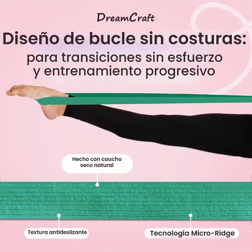 Vista 4 de SUPERIORBAND SuperiorStretch – Cinta de estiramiento para ballet y gimnasia, entrenamiento