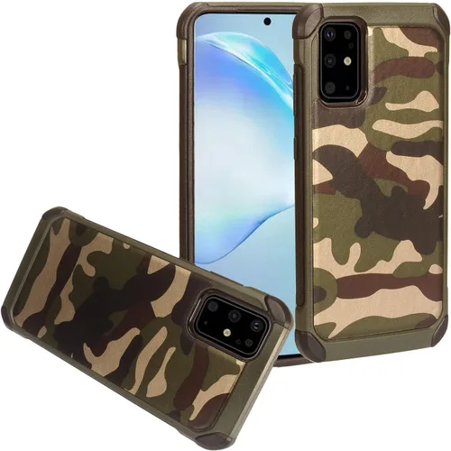 Vista 11 de Para Samsung Galaxy S20 Plus, Galaxy S20+ 6.7" (SM-G985) - Funda para teléfono con imagen a prueba de golpes - AD1 mármol negro