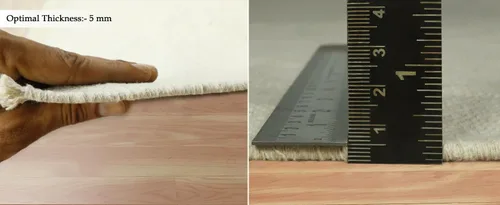 Vista 5 de Kilim Dhurrie - Alfombra de algodón de 2 x 3 pulgadas, diseño geométrico de 0.19 pulgadas, fácil de lavar a mano, lavable a mano, alfombra