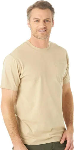 Vista 7 de Wrangler Riggs Workwear Camiseta de manga corta con bolsillo para hombre Negro