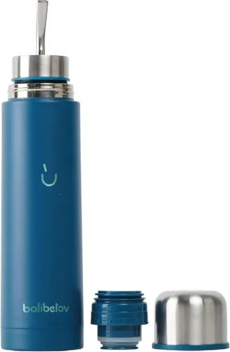 Vista 9 de BALIBETOV Botella de Yerba Mate Autoservable de 25 oz – Auto-Cebante Mate Cup Negro