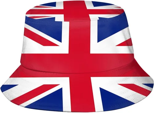 Vista 18 de Sombrero de pescador con bandera de moda, sombrero de pescador, sombreros de pescador con bandera linda para mujeres y hombres