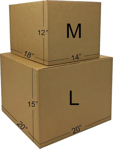 Vista 3 de UBOXES, LLC Kit de Cajas Inteligentes y Suministros de Embalaje con Cinta