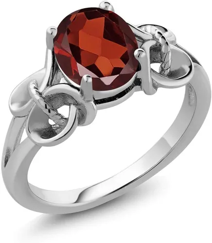 Vista 29 de Gem Stone King Anillo de compromiso ovalado con piedra natal para mujer, plata de ley 925, ovalado de 0.354 x 0.276 in, anillo de compromiso