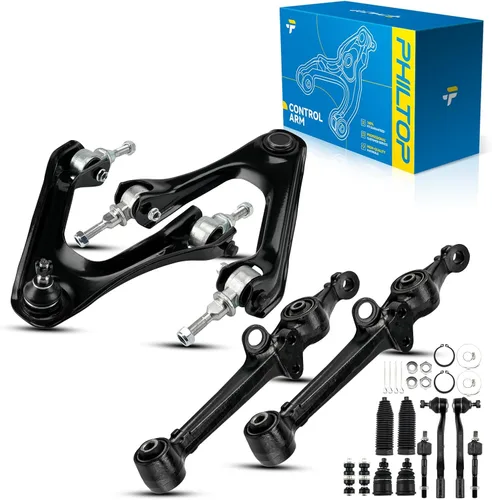Vista 126 de PHILTOP 6 piezas de brazo de control delantero inferior con barra estabilizadora de rótula para Nissan Rogue 2014-2020 Rogue Sport 2017-2022 Qashqai