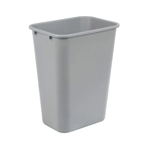 Vista 11 de Amazon Basics Cubo de basura pequeño, papelera rectangular para oficina comercial, 3 galones (paquete de 2), color negro
