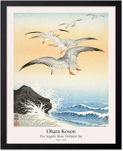 Vista 67 de Poster Master Vintage Ohara Koson Poster - Retro Blooming Lotus Flowers Print - Japanese Art - Flower Illustration - Aesthetic Design - Floral
