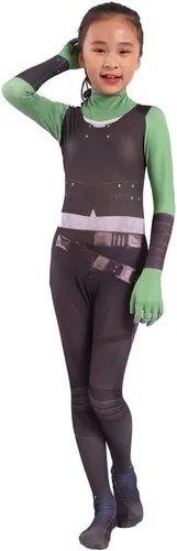 Vista 2 de Disfraz de Gamora para niñas