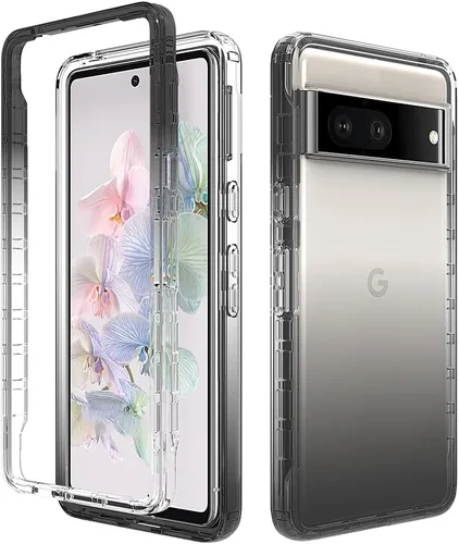 Vista 47 de Pzwoxukhov Funda para Xiaomi Poco M3 M2010J19CG M2010J19CI Caso, alta transparencia, color degradado, funda de absorción de impactos anticaída