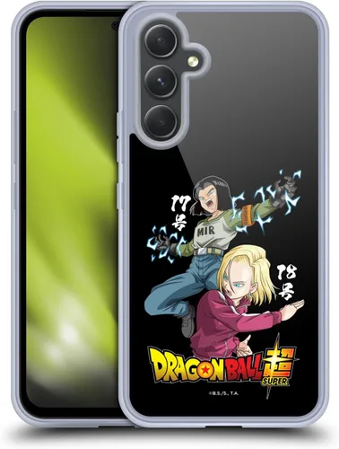 Vista 243 de Head Case Designs Funda de gel con licencia oficial de Dragon Ball Super Group Future Trunks Arc Characters [protección de grado militar] compatible