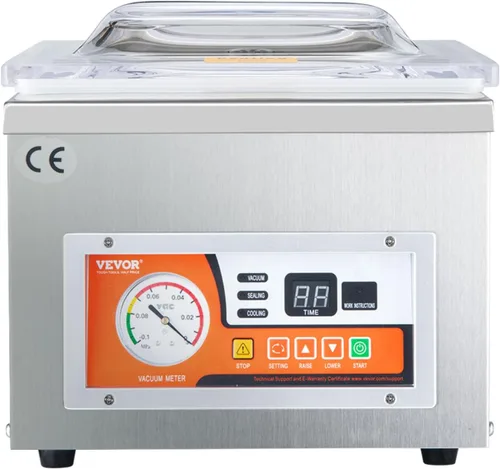 Vista 9 de VEVOR Chamber Vacuum Sealer 260W Sealing Power 10.2 Inch Sealing Length