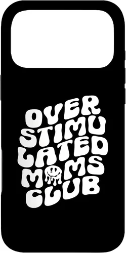 Vista 22 de Groovy Overstimulated Moms Club Funny Trendy Mom Case for iPhone 17