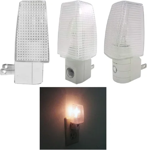 Vista 2 de Montaje en pared Seguridad Dormitorio Noche Movimiento Lámpara Sensor Luz Enchufe Iluminación Bombilla