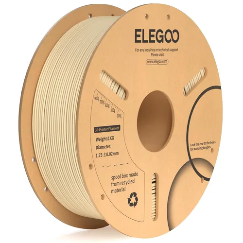 Vista 33 de ELEGOO Paquete de filamento PLA Plus negro 10KG, filamento para impresora 3D PLA+ resistente de 1.75mm precisión dimensional +/- 0.02mm, paquete