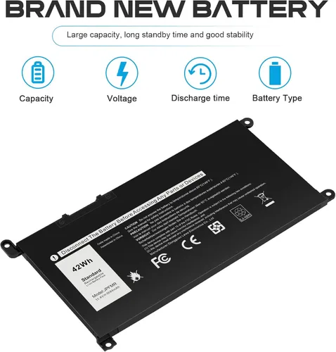 Vista 8 de Fancy Buying JPFMR DN33X RDNP5 65N6H - Batería de repuesto para laptop Dell Chromebook 3100 3400 2 en 1 5488 5493 5593 P90F Series Notebook 0JPFMR