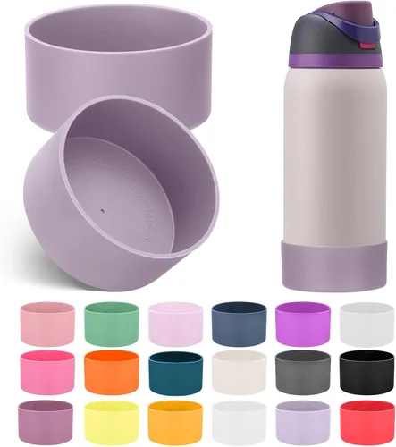 Vista 58 de Mity rain Bota de silicona 2PCS para botella de agua Owala FreeSip Malvavisco tímido