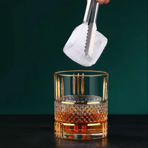 Vista 5 de LEMONSODA Vasos de whisky vintage premium Double Rocks - Vidrio de estilo vintage de diseño único