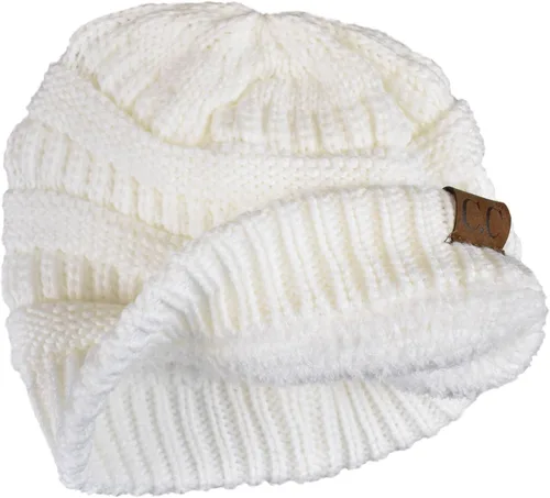 Vista 166 de C.C Trendy Warm Chunky Soft Stretch Cable Knit Beanie