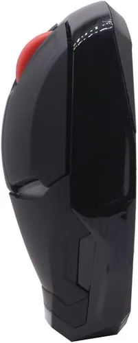 Vista 3 de Ratón inalámbrico Iron Man Mouse 2.4G Ratón óptico para computadora portátil de escritorio PC Mac (negro)