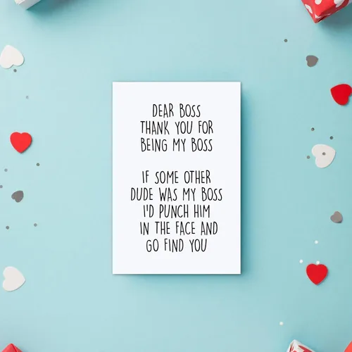 Vista 2 de Regalos del Día del Jefe: Juego de agradecimiento a los empleados - Tarjetas y regalos para hombres y mujeres